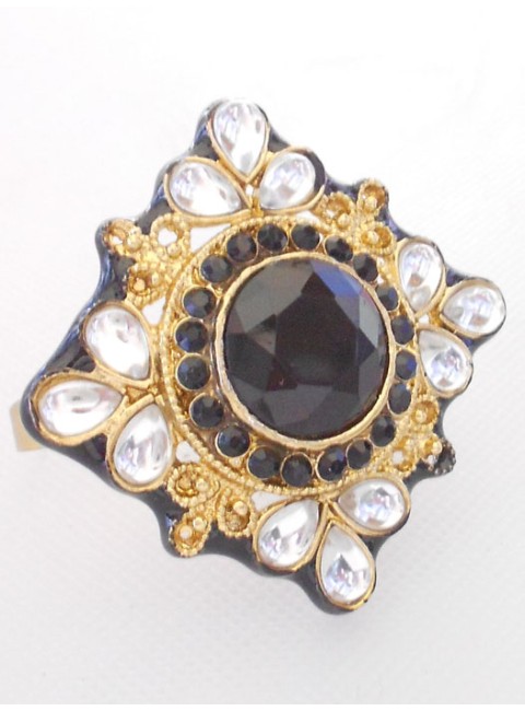 Kundan Finger Ring